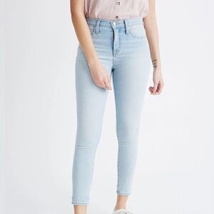 Madewell Women’s Mid Rise Light Wash Skinny Crop Jeans Size 29